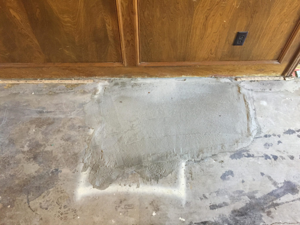 slab leak in foundation